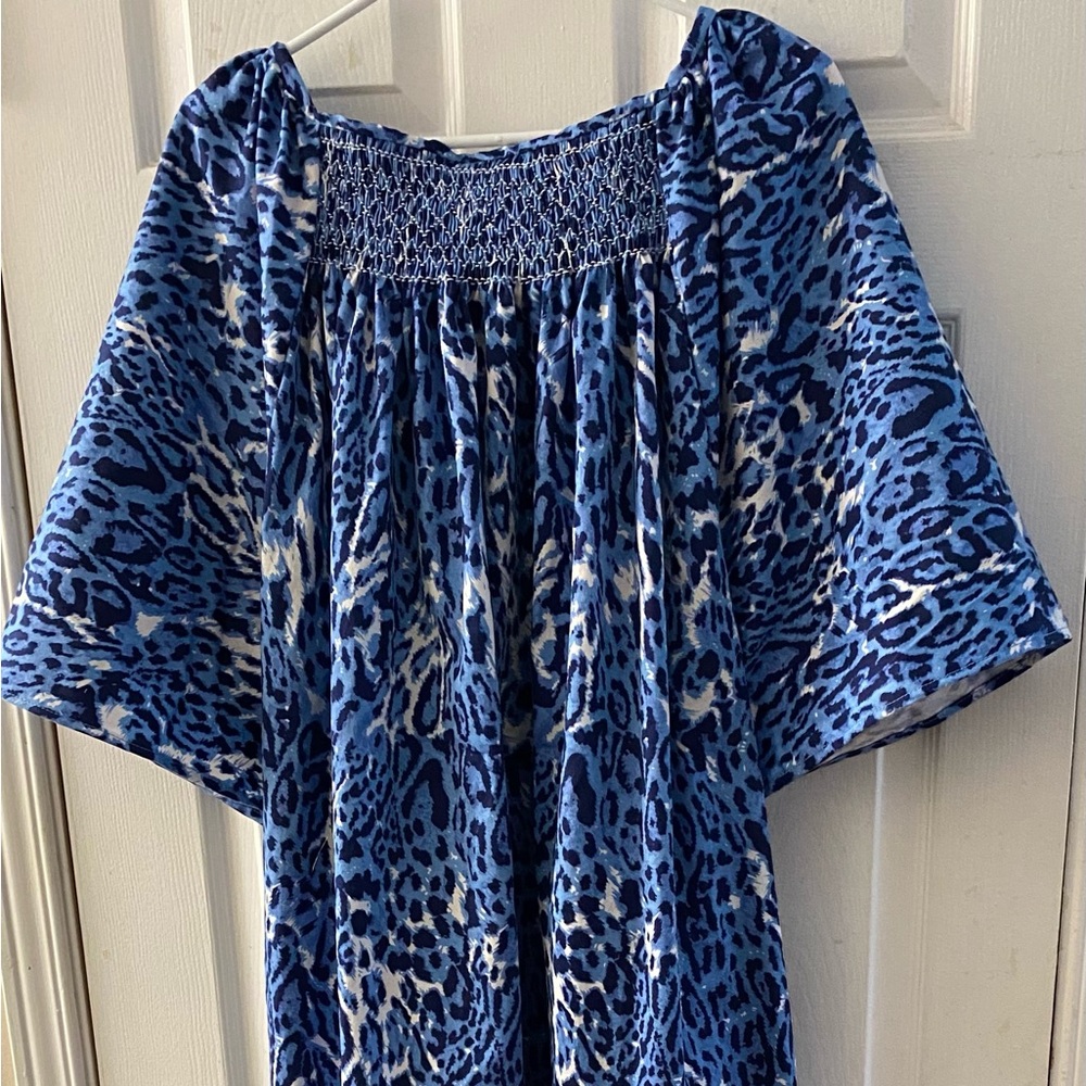 Smocked Cotton Gown